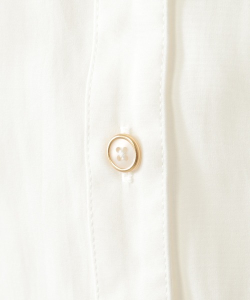 ikka（イッカ）の「襟袖フリルギャザーブラウス（120~160cm）（シャツ/ブラウス・キッズ・オフホワイト・120/130/140/150/160）」の5枚目の写真