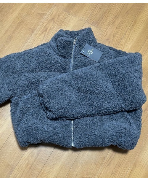 【セール】スタンドカラー キルティングボアジャケット（ダウンジャケット/コート）｜LETee（レティー）