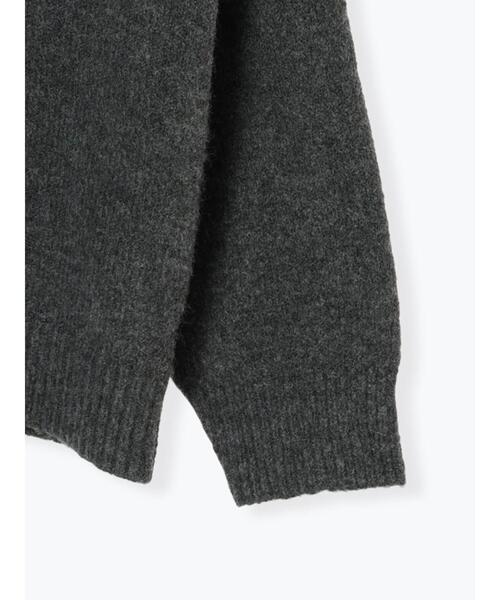 Samansa Mos2 blue（サマンサモスモスブルー）の「◎プリント起毛ニットプルオーバー（ニット/セーター・レディース・ブラウン/ネイビー/チャコールグレー・F）」の11枚目の写真