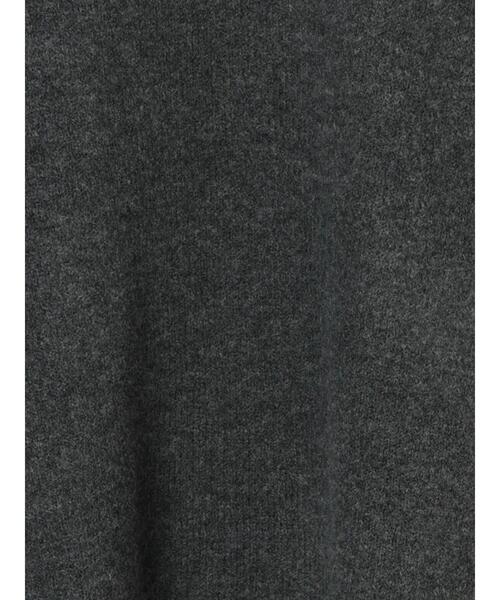 Samansa Mos2 blue（サマンサモスモスブルー）の「◎プリント起毛ニットプルオーバー（ニット/セーター・レディース・ブラウン/ネイビー/チャコールグレー・F）」の4枚目の写真