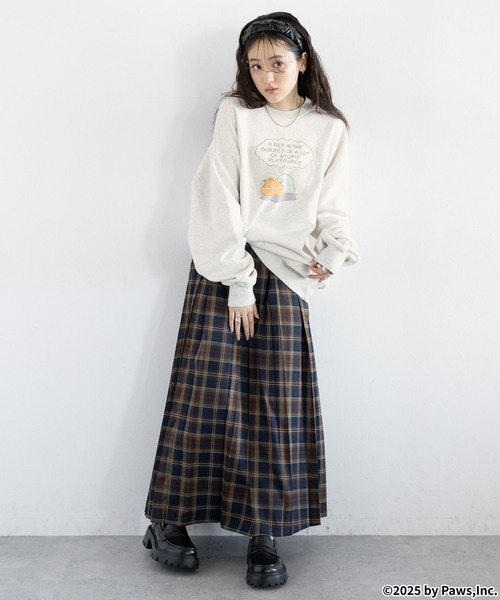 RAGEBLUE(レイジブルー)の「<Garfield/ガーフィールド>別注ヴィンテージライクプリントスウェット(スウェット・レディース・オフホワイト/ブラック/イエロー・FREE)」の10枚目の写真