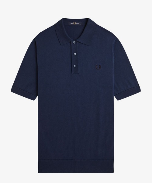 セール】Cotton Knitted Polo Shirt／コットンニットポロシャツ