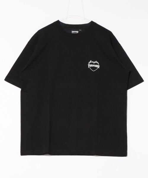 THRASHER スラッシャー 半袖 Tシャツ レディース バーニングハートTシャツ 252TH2ST033 セール】THRASHER/スラッシャー バーニングハートTシャツ