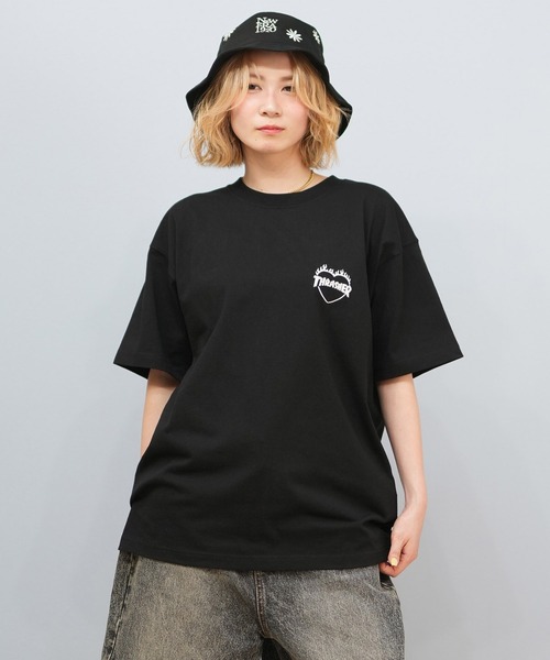 THRASHER スラッシャー 半袖 Tシャツ レディース バーニングハートTシャツ 252TH2ST033 セール】THRASHER/スラッシャー バーニングハートTシャツ