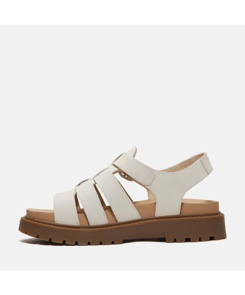 【TIMBERLAND】フィッシャーマンレザーサンダル★国内発 セール】レディース クレアモン ウェイ フィッシャーマン