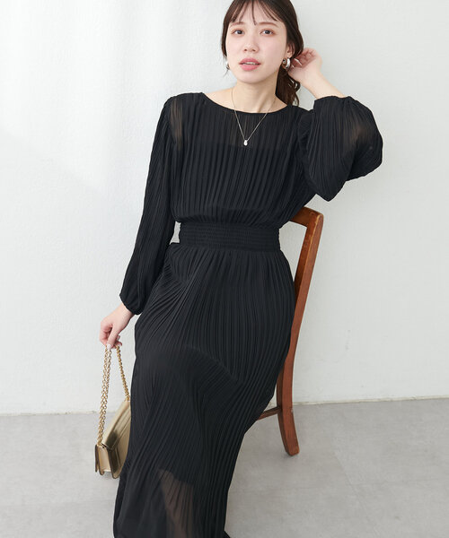 osono総プリーツレディワンピース osono総プリーツレディワンピース | natural couture(ナチュラル