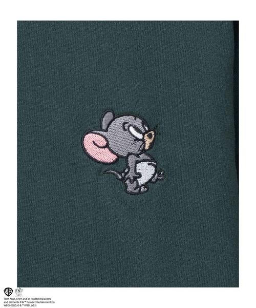 Tom&Jerry(トムアンドジェリー)の「TOM&JERRY タフィーサガラ長袖T(Tシャツ/カットソー・メンズ・ホワイト系/グリーン系・M/L/XL)」の8枚目の写真