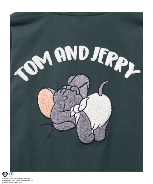 Tom&Jerry(トムアンドジェリー)の「TOM&JERRY タフィーサガラ長袖T(Tシャツ/カットソー・メンズ・ホワイト系/グリーン系・M/L/XL)」の9枚目の写真