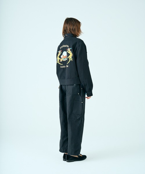 THRIFTY LOOK（スリフティールック）の「THRIFTY LOOK / スリフティールック SEABEES JACKET シービーズジャケット 刺しゅう サテン コットン スーベニアジャケット（ブルゾン・メンズ・ブラック/ブラック系その他・MEDIUM/LARGE/X-SMALL）」の11枚目の写真