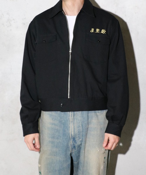 THRIFTY LOOK（スリフティールック）の「THRIFTY LOOK / スリフティールック SEABEES JACKET シービーズジャケット 刺しゅう サテン コットン スーベニアジャケット（ブルゾン・メンズ・ブラック/ブラック系その他・MEDIUM/LARGE/X-SMALL）」の14枚目の写真