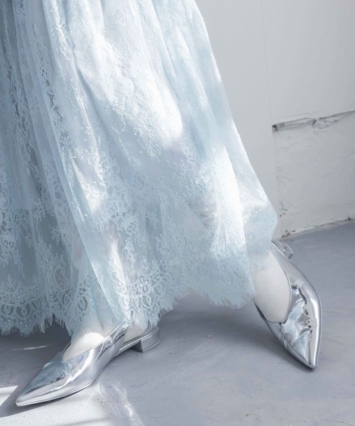 LOWRYS FARM（ローリーズファーム）の「レースボリュームスカート 290863（スカート・レディース・オフホワイト/ブルー/ブラック・FREE）」の13枚目の写真