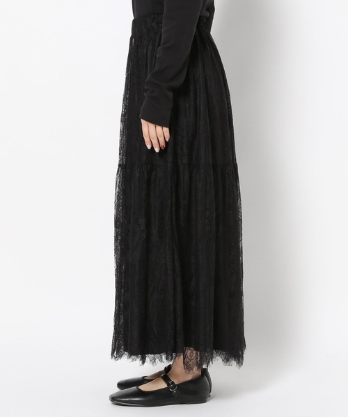 LOWRYS FARM（ローリーズファーム）の「レースボリュームスカート 290863（スカート・レディース・オフホワイト/ブルー/ブラック・FREE）」の18枚目の写真
