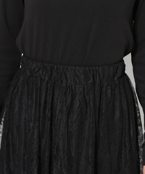 LOWRYS FARM（ローリーズファーム）の「レースボリュームスカート 290863（スカート・レディース・オフホワイト/ブルー/ブラック・FREE）」の20枚目の写真