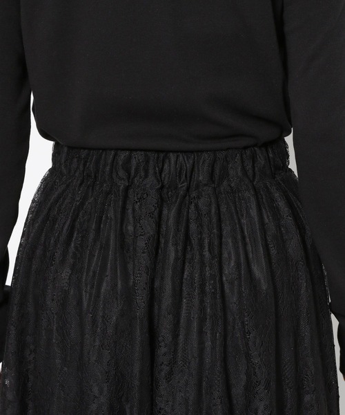 LOWRYS FARM（ローリーズファーム）の「レースボリュームスカート 290863（スカート・レディース・オフホワイト/ブルー/ブラック・FREE）」の22枚目の写真