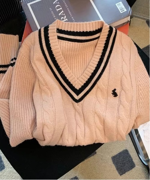 VIBGYOR（ヴィブジョー）の「短丈 ニットセーター ウサギ(BDS)（ニット/セーター・メンズ・ピンク/グリーン/ホワイト・FREE）」の15枚目の写真