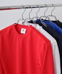 BEES BEAM（ビーズビーム）の「BEES BEAM ﾌｧｲﾊﾞｰﾄﾞﾗｲﾛﾝｸﾞｽﾘｰﾌﾞTｼｬﾂ（Tシャツ/カットソー）」