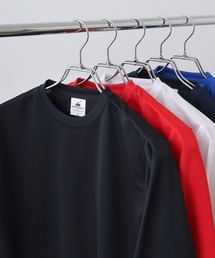 BEES BEAM（ビーズビーム）の「BEES BEAM ﾌｧｲﾊﾞｰﾄﾞﾗｲﾛﾝｸﾞｽﾘｰﾌﾞTｼｬﾂ（Tシャツ/カットソー）」