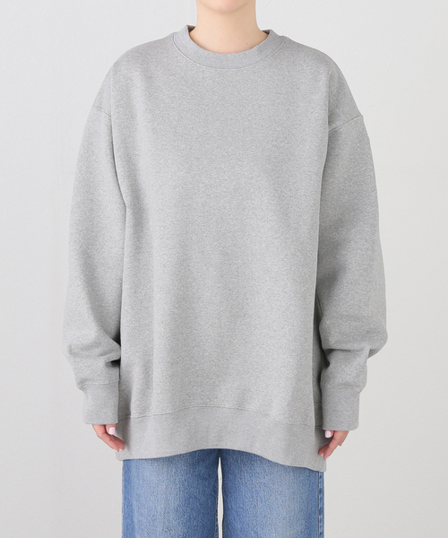 plage（プラージュ）の「コウデンシ BIGウラケプルオーバー（スウェット・レディース・ホワイト/チャコールグレー・FREE）」の14枚目の写真