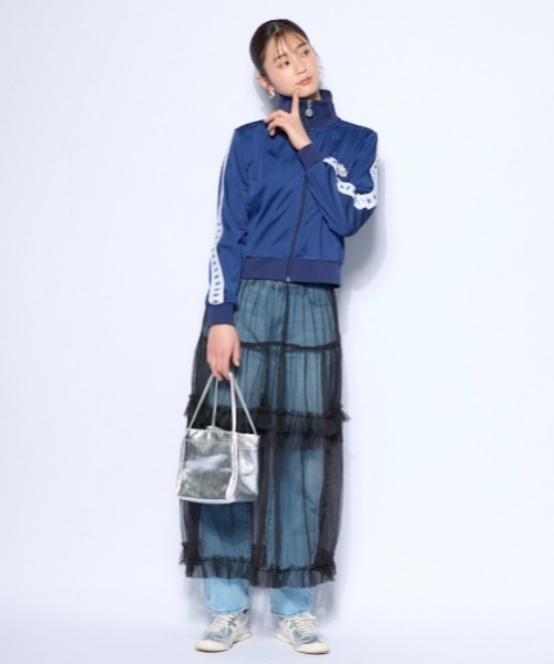 Kappa(カッパ)の「ジャージトラックジャケット(その他アウター・レディース・ネイビー/ホワイト・MEDIUM/LARGE/X-LARGE)」の5枚目の写真