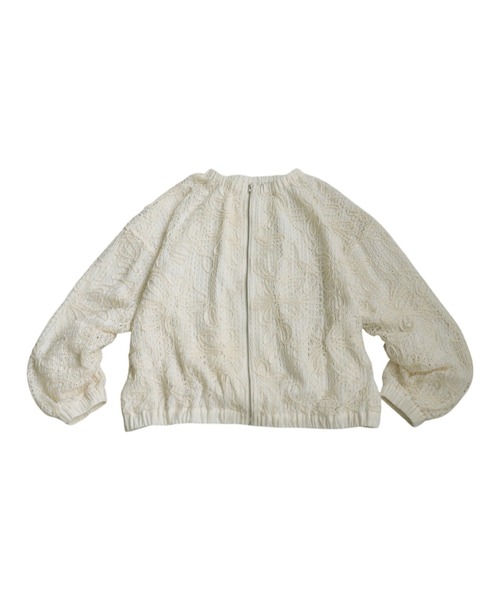 antiqua(アンティカ)の「レーステープブルゾン(ブルゾン・レディース・ナチュラル/ブラック・ONESIZE)」の14枚目の写真