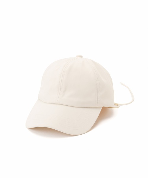 Casselini(キャセリーニ)の「Casselini(キャセリーニ)バックコードリボンキャップ(キャップ・レディース・アイボリー/ブラック・FREE)」の7枚目の写真