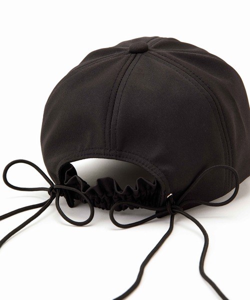 Casselini(キャセリーニ)の「Casselini(キャセリーニ)バックコードリボンキャップ(キャップ・レディース・アイボリー/ブラック・FREE)」の13枚目の写真