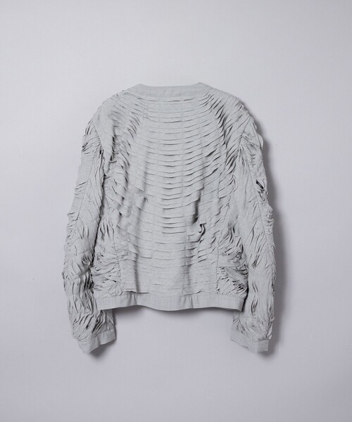 STUDIOUS（ステュディオス）の「【TAAKK/ターク】NO COLLAR JACKET（その他アウター・メンズ・ブラック/グレー・2/3）」の3枚目の写真