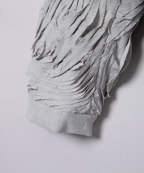 STUDIOUS（ステュディオス）の「【TAAKK/ターク】NO COLLAR JACKET（その他アウター・メンズ・ブラック/グレー・2/3）」の7枚目の写真