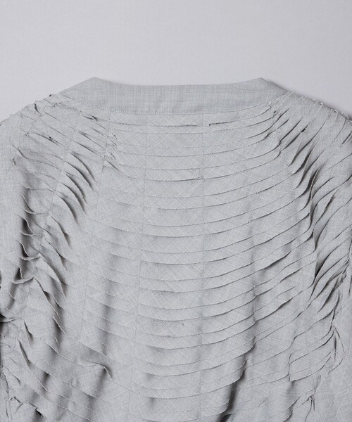 STUDIOUS（ステュディオス）の「【TAAKK/ターク】NO COLLAR JACKET（その他アウター・メンズ・ブラック/グレー・2/3）」の10枚目の写真