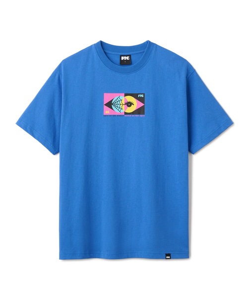 FTC（エフティーシー）の「EYES TEE Artwork by Morning Breath.（Tシャツ/カットソー・メンズ・ブラック/ブルー系その他/ホワイト・LARGE/MEDIUM/SMALL/X-LARGE）」の3枚目の写真
