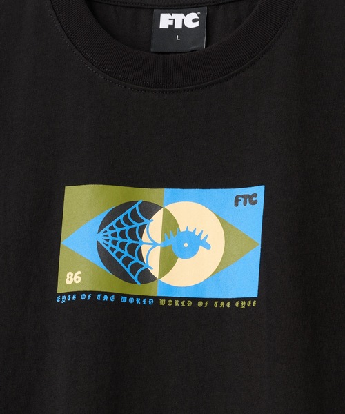 FTC（エフティーシー）の「EYES TEE Artwork by Morning Breath.（Tシャツ/カットソー・メンズ・ブラック/ブルー系その他/ホワイト・LARGE/MEDIUM/SMALL/X-LARGE）」の5枚目の写真