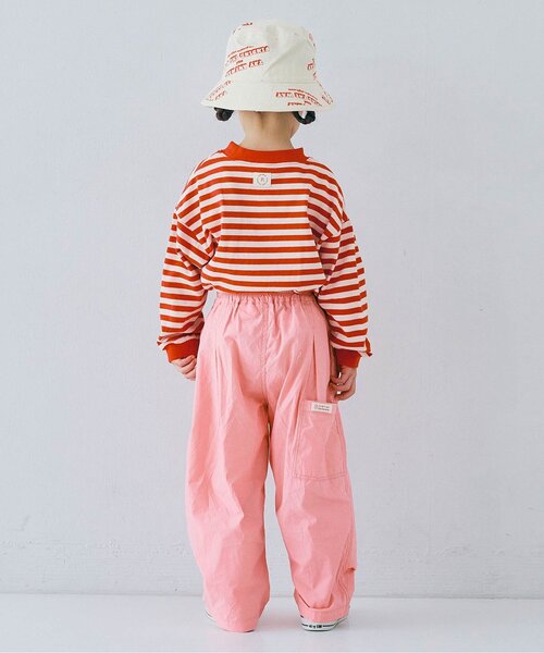 p.premier（ピードットプルミエ）の「【ジュニア対応】ボーダー長袖Tシャツ（Tシャツ/カットソー・キッズ・イエロー/レッド/グリーン/ブラウン・140/130/120/110/100/90/80）」の11枚目の写真