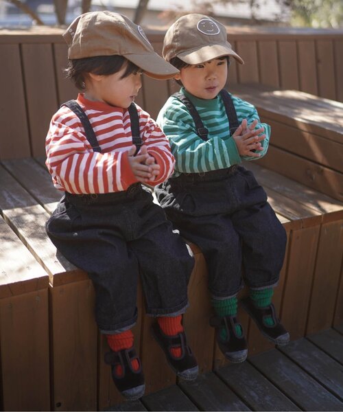 p.premier（ピードットプルミエ）の「【ジュニア対応】ボーダー長袖Tシャツ（Tシャツ/カットソー・キッズ・イエロー/レッド/グリーン/ブラウン・140/130/120/110/100/90/80）」の18枚目の写真