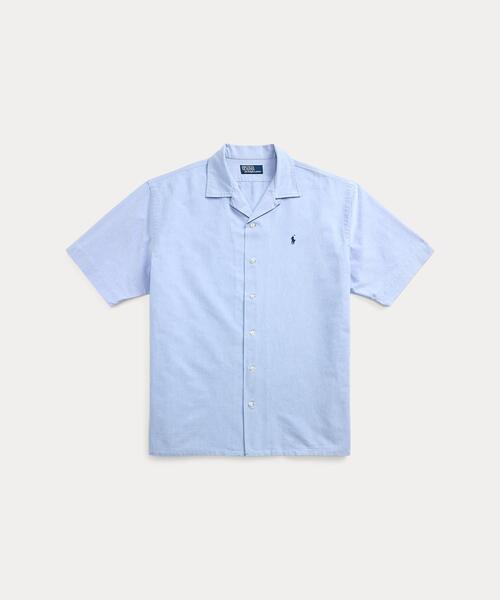 POLO RALPH LAUREN(ポロ ラルフ ローレン)の「オーガニック コットン ビッグ シャツ(シャツ/ブラウス・メンズ・ブルー・XXL/XS/XL/S/M/L)」の6枚目の写真