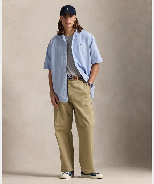 POLO RALPH LAUREN(ポロ ラルフ ローレン)の「オーガニック コットン ビッグ シャツ(シャツ/ブラウス・メンズ・ブルー・XXL/XS/XL/S/M/L)」の7枚目の写真