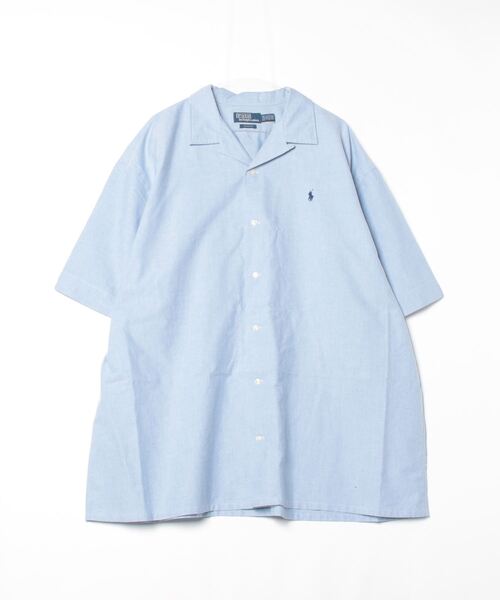 POLO RALPH LAUREN(ポロ ラルフ ローレン)の「オーガニック コットン ビッグ シャツ(シャツ/ブラウス・メンズ・ブルー・XXL/XS/XL/S/M/L)」の4枚目の写真