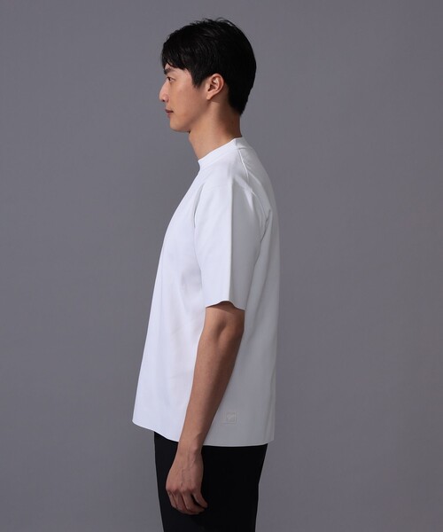 BEAMS GOLF（ビームスゴルフ）の「〈MEN〉B.G.THREE / ALL-TIME モックネック ニット（Tシャツ/カットソー・メンズ・ブラック/ネイビー/ホワイト・MEDIUM/LARGE）」の7枚目の写真