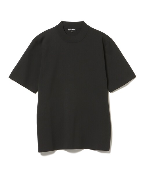 BEAMS GOLF（ビームスゴルフ）の「〈MEN〉B.G.THREE / ALL-TIME モックネック ニット（Tシャツ/カットソー・メンズ・ブラック/ネイビー/ホワイト・MEDIUM/LARGE）」の13枚目の写真