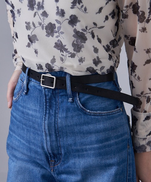 Hawk Company(ホークカンパニー)の「【Hawk Company】ナローベルト 1227(ベルト・メンズ・ネイビー/グリーン/レッド/ブラウン/チョコ/ブラック/シルバー・FREE)」の8枚目の写真