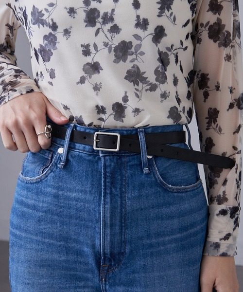 Hawk Company(ホークカンパニー)の「【Hawk Company】ナローベルト 1227(ベルト・メンズ・ネイビー/グリーン/レッド/ブラウン/チョコ/ブラック/シルバー・FREE)」の9枚目の写真