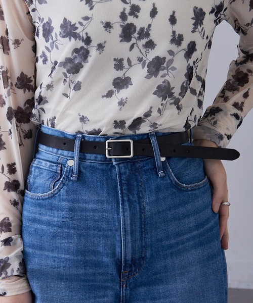 Hawk Company(ホークカンパニー)の「【Hawk Company】ナローベルト 1227(ベルト・メンズ・ネイビー/グリーン/レッド/ブラウン/チョコ/ブラック/シルバー・FREE)」の10枚目の写真