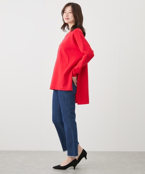 Jayro(ジャイロ)の「ビッグシルエットニット(Tシャツ/カットソー・レディース・ブルー/ホワイト/レッド・FREE)」の21枚目の写真