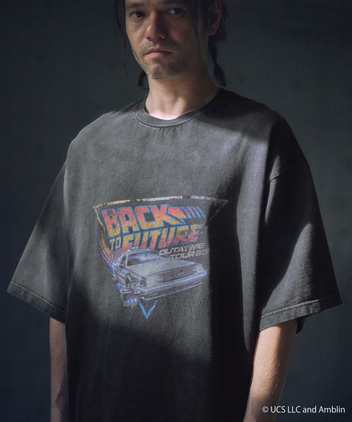 ADAM PATEK（アダムパテック）の「mt9520- (BACK TO THE FUTURE)DeLoreanT Tシャツ（Tシャツ/カットソー・メンズ・ブラック・2/1）」の11枚目の写真