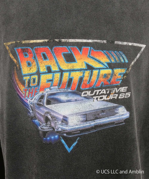 ADAM PATEK（アダムパテック）の「mt9520- (BACK TO THE FUTURE)DeLoreanT Tシャツ（Tシャツ/カットソー・メンズ・ブラック・2/1）」の8枚目の写真