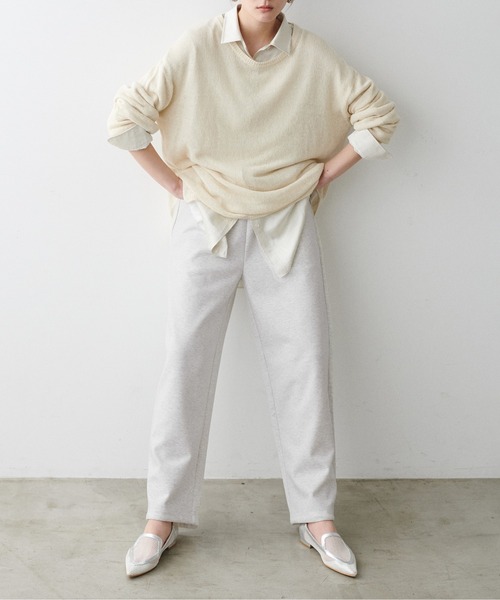 セール】【LARUTA】ダンボールロゴ刺繍パンツ（スウェットパンツ