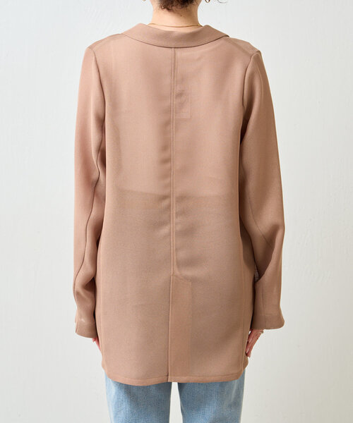 Jena espace merveilleux（ジェナ　エスパスメルヴェイユ）の「メッシュシェルボタンジャケット（テーラードジャケット・レディース・ベージュ/オフホワイト・FREE）」の21枚目の写真