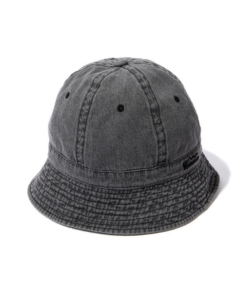 MANASTASH（マナスタッシュ）の「MANASTASH/マナスタッシュ/WASHED DENIM HAT/ウォッシュド デニムハット（ハット・メンズ・その他35/ブラック/ホワイト系2・F）」の6枚目の写真