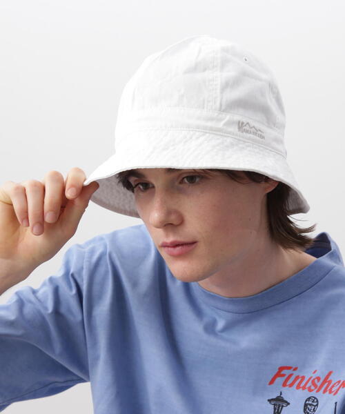 MANASTASH（マナスタッシュ）の「MANASTASH/マナスタッシュ/WASHED DENIM HAT/ウォッシュド デニムハット（ハット・メンズ・その他35/ブラック/ホワイト系2・F）」の7枚目の写真