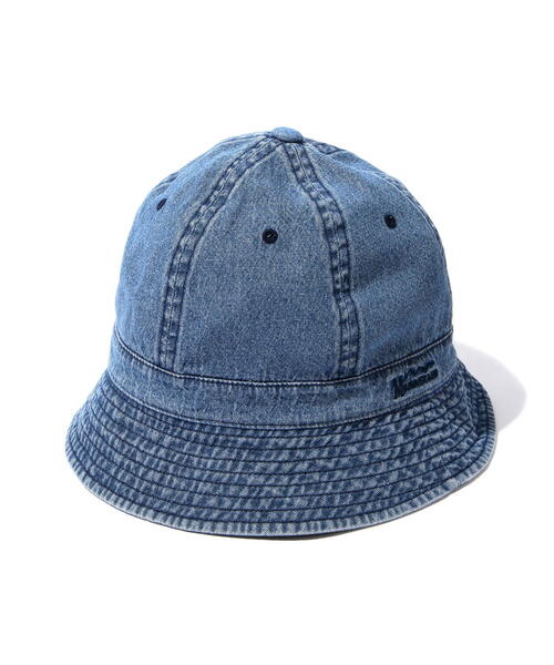 MANASTASH（マナスタッシュ）の「MANASTASH/マナスタッシュ/WASHED DENIM HAT/ウォッシュド デニムハット（ハット・メンズ・その他35/ブラック/ホワイト系2・F）」の21枚目の写真