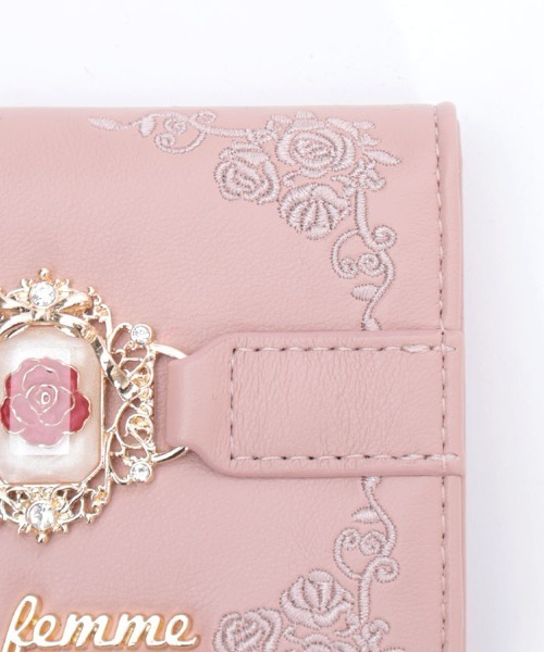 axes femme（アクシーズファム）の「薔薇封入モチーフミニ財布（財布・レディース・ピンク/ブラック・FREE）」の7枚目の写真